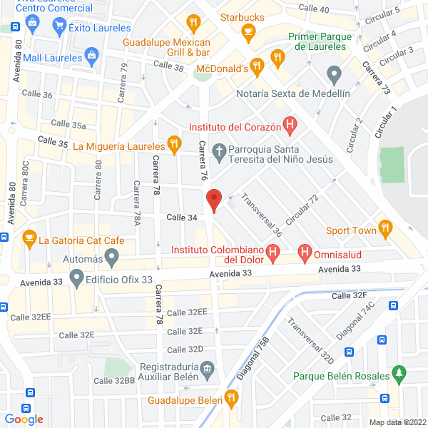 Map of Gesprev S.A.S.
