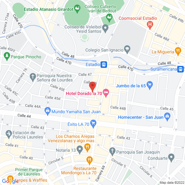 Map of Grupo Empresarial Prinsal Procesos Integrales En Salud S.A.S.