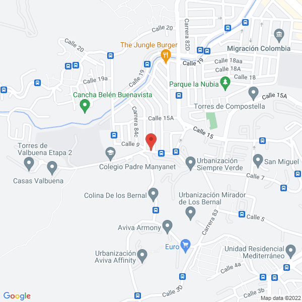 Map of Inversiones En Recreación Y Entretenimiento Deporfitness S.A.S