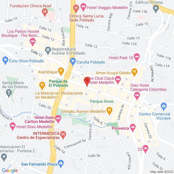 Map of Inversiones Franco Díaz S.A.S.