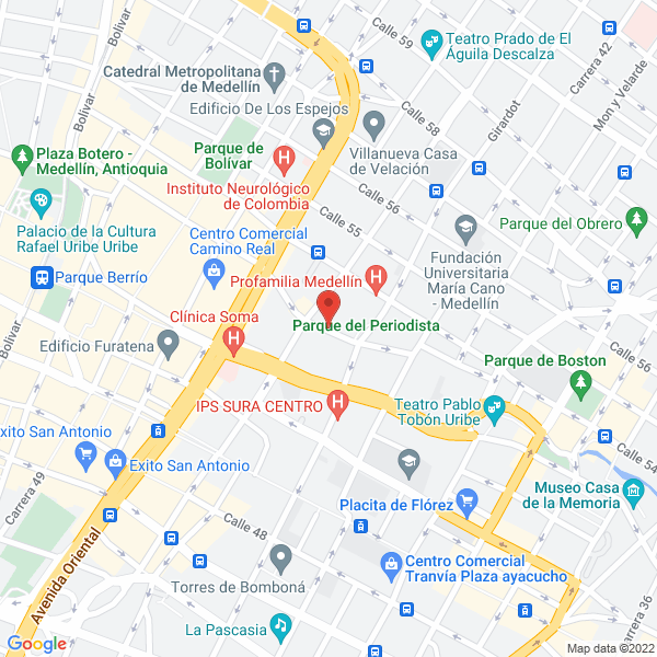 Map of Inversiones Geomedic S.A.S
