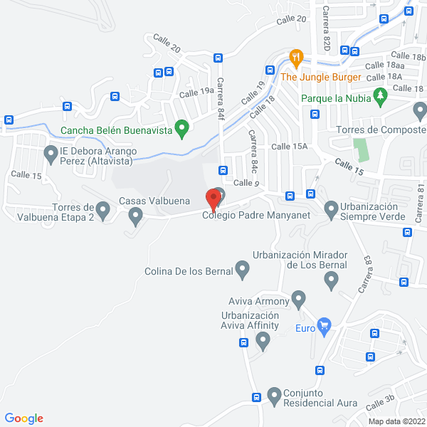 Map of Inversiones Obra Blanca S.A.S.