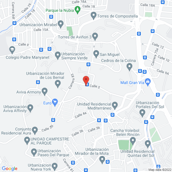 Map of Inversiones Pino Angel S.A.S.