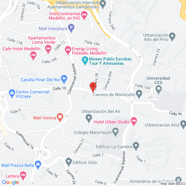 Map of Prendacar S.A.S.
