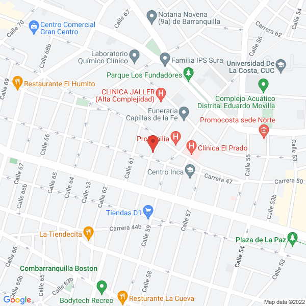 Map of Inversiones Oma Osio Mancini & Cía. S.C.A.