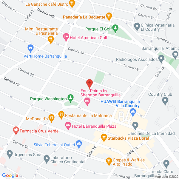 Map of Zoocría Agroindustrial Del Atlántico Ltda.