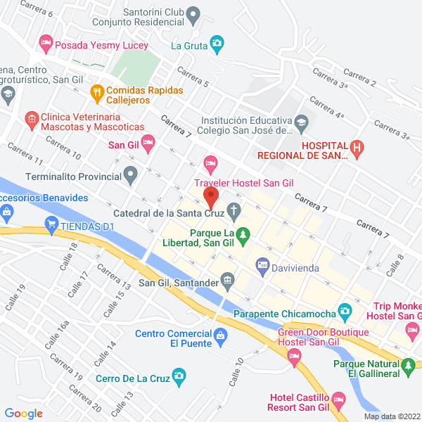 Map of Computadores Fax Net
