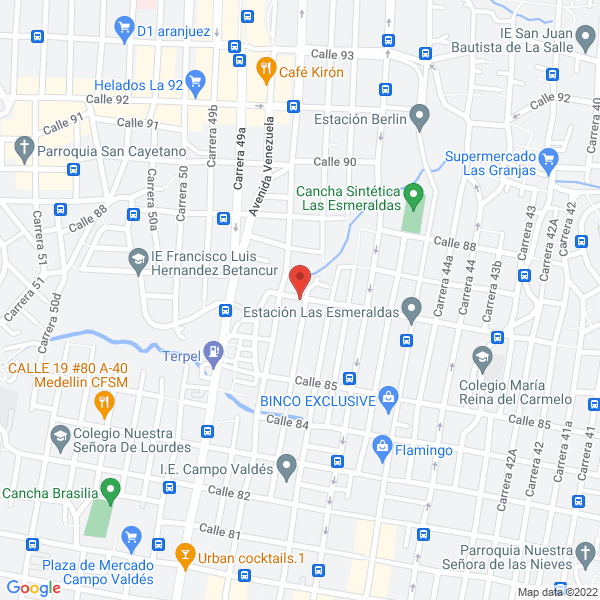 Map of Serco Soluciones