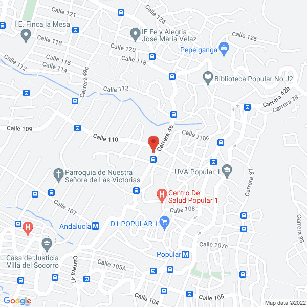Map of Maskotienda La 46