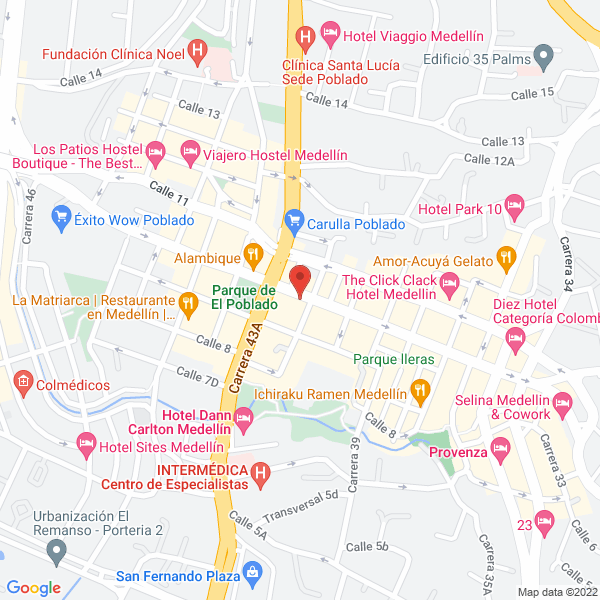 Map of Agroindustrial San Jose Ltda