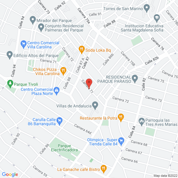 Map of A.C.I. Construcciones Sas