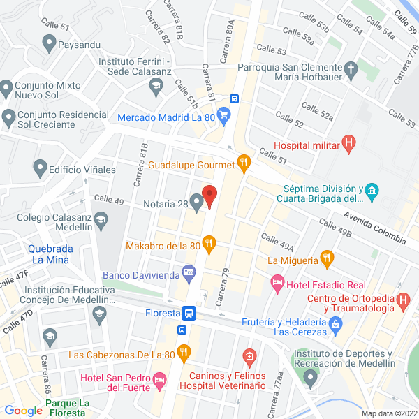 Map of Dentiplan Care S.A.S