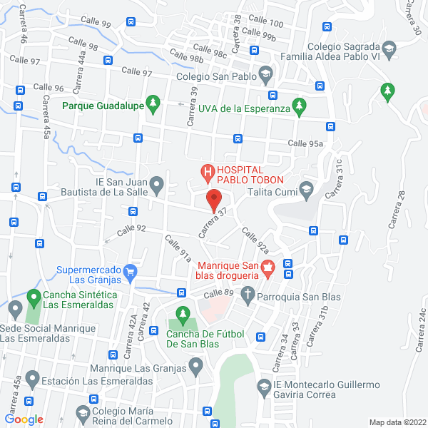 Map of L.G.R. Instalaciones S.A.S.