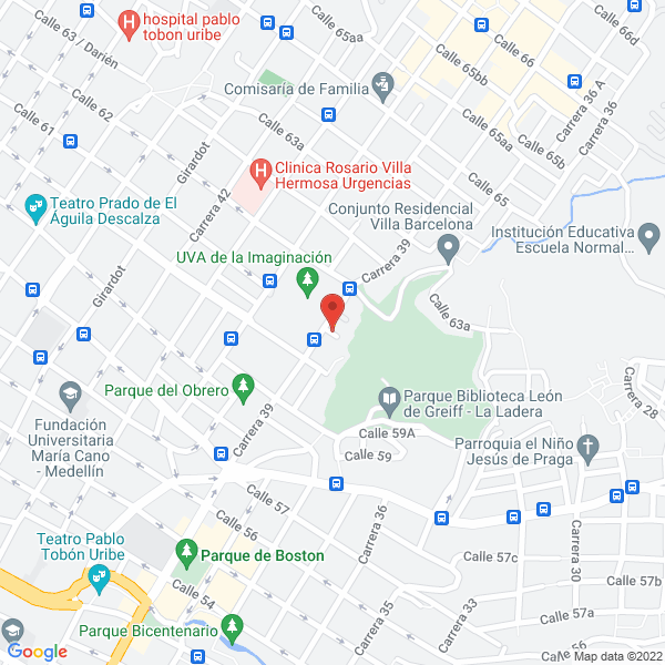 Map of Brawn Colombia