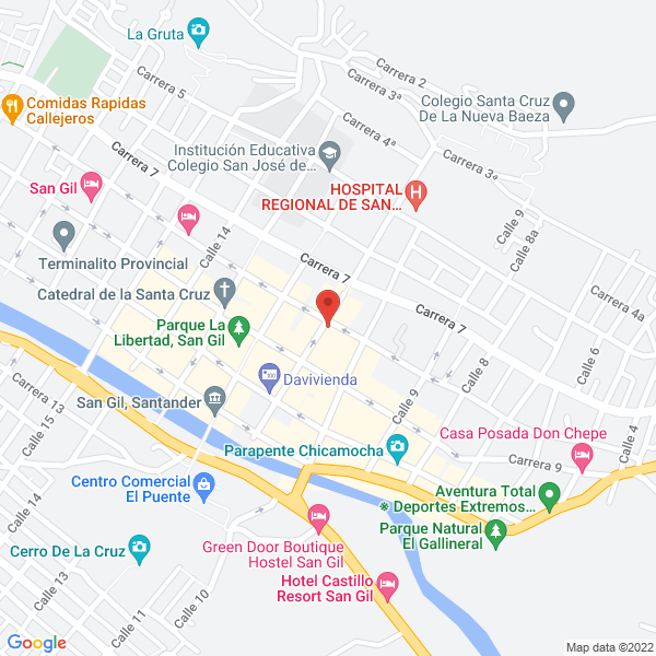 Map of Expre-Sangil