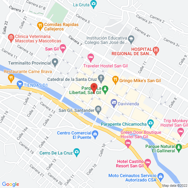 Map of Frutería San Francisco De San Gil