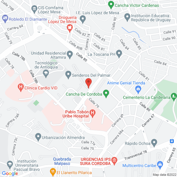 Map of Megalíder Ltda.