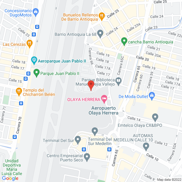 Map of Colegio Los Arcángeles Ltda.