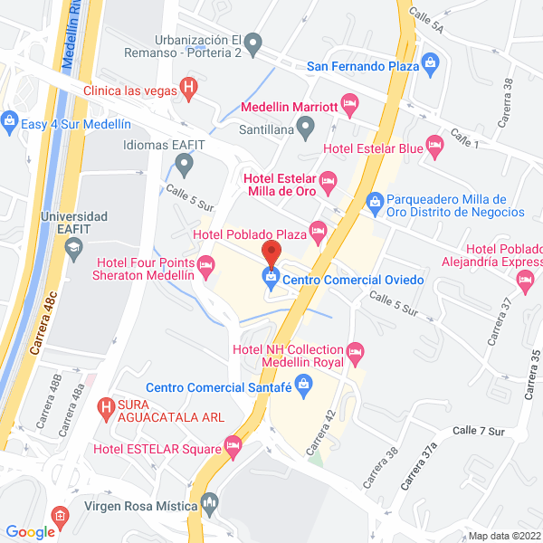 Map of Tex Mex Gourmet S.A.S