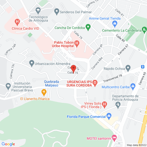 Map of Centro Infantil Imaginate Ltda