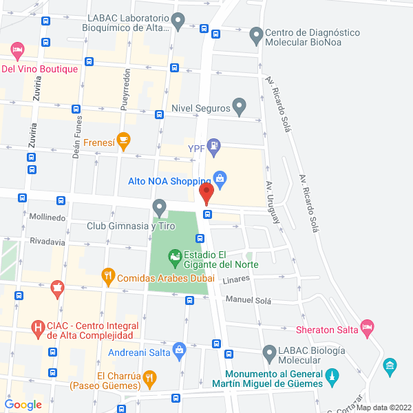 Map of Torfe Navarro