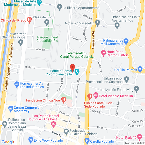 Map of Voz En On S.A.S.