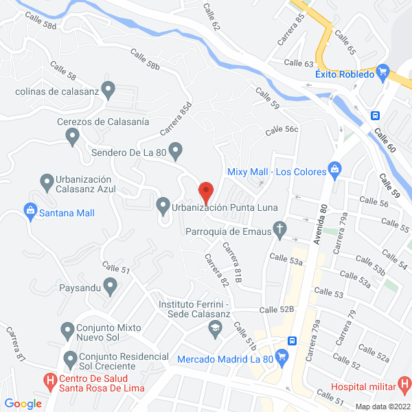 Map of Vertice Group S.A.S.
