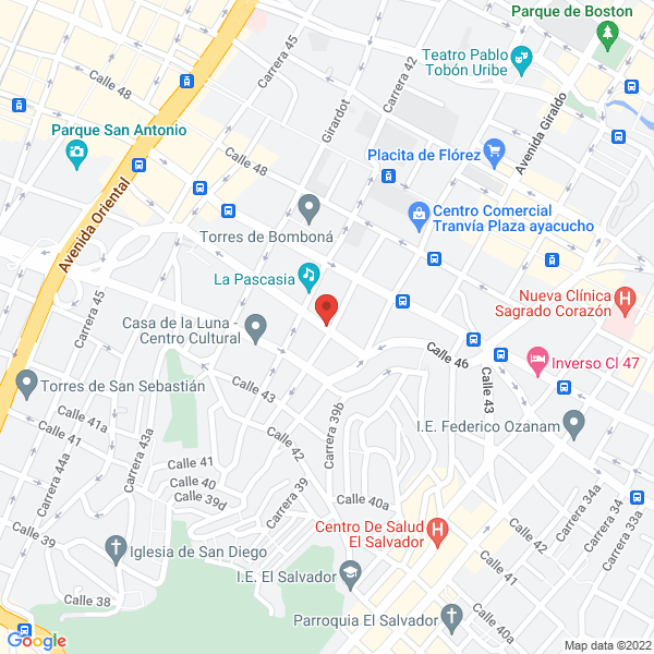 Map of Galem S.A.S.