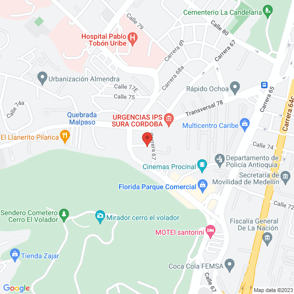 Map of Asesorías Tecnicas Industriales Fr S.A.S
