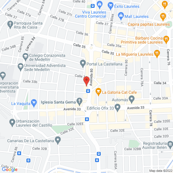 Map of Expansion Y Gestion Empresarial S.A.S.
