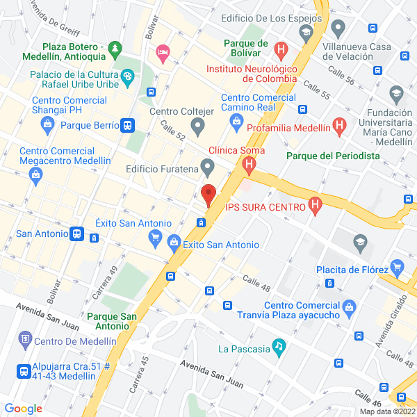 Map of El Llavero Universal S.A.S.
