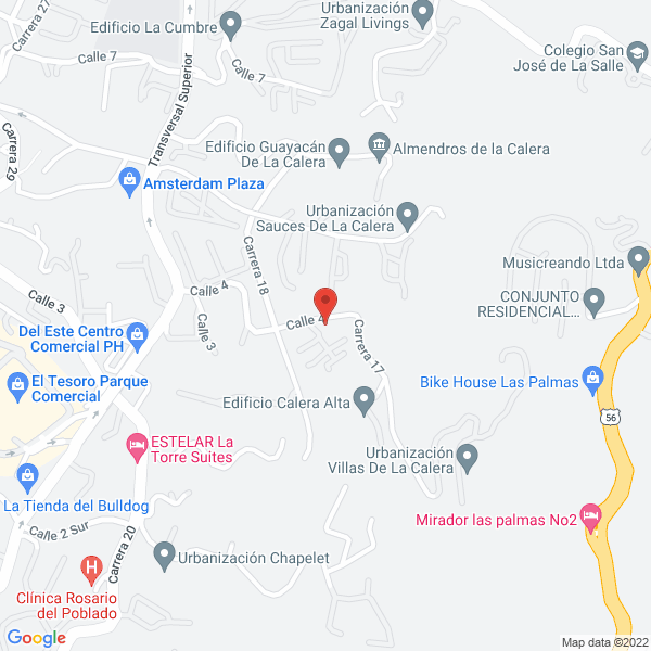 Map of Inversiones Ribeye S.A.S.