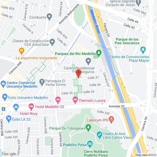 Map of Inversiones Zapis S.A.S.