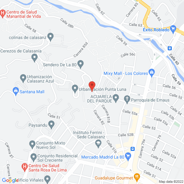 Map of Concretar Antioquia S.A.S.