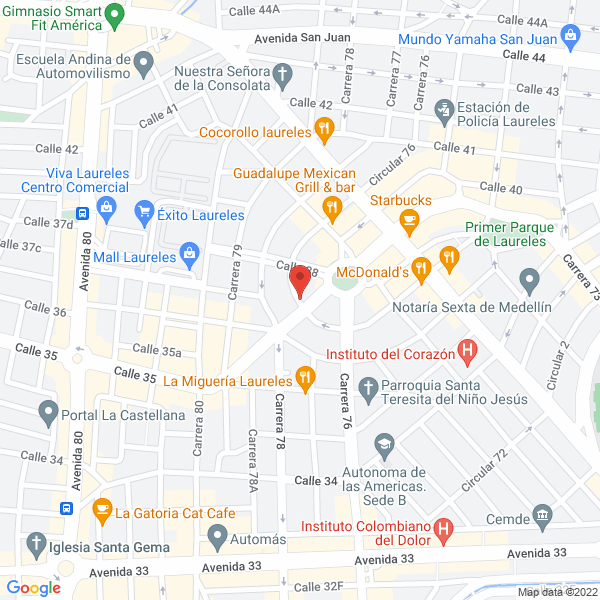Map of Claca S.A.S.