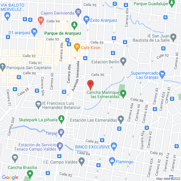 Map of D. T. R. S.A.S.