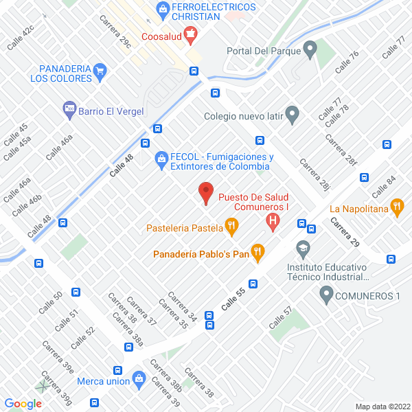Map of Supermercado El Rey Cali