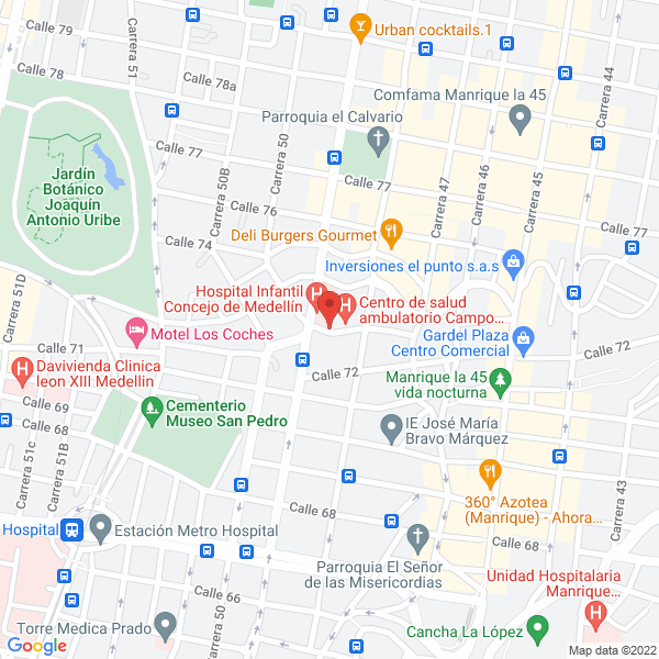 Map of Centro Educativo Momentos Felices