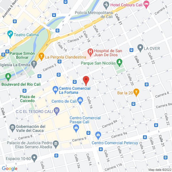 Map of Electrónica Megacentro