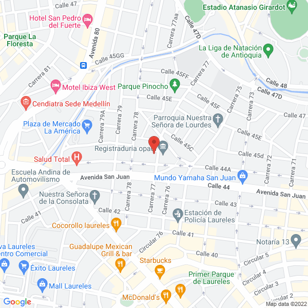 Map of Agrocomercial Los Robles