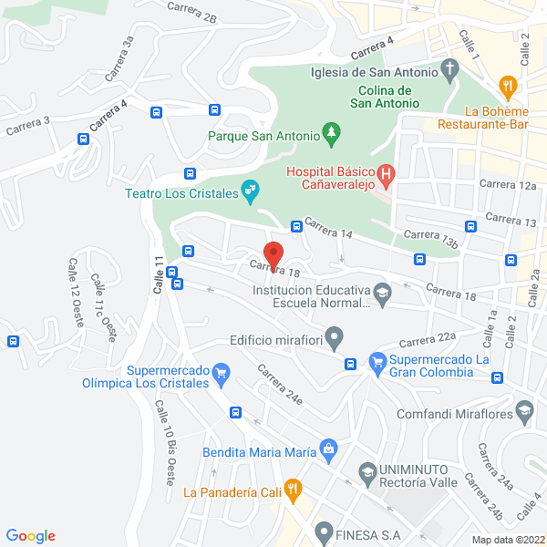 Map of Diseños Gabriela