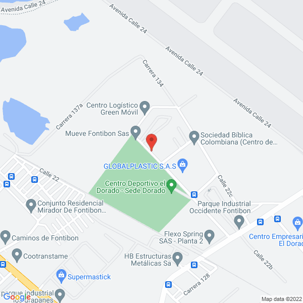 Map of Fredinno Helados S.A.S.
