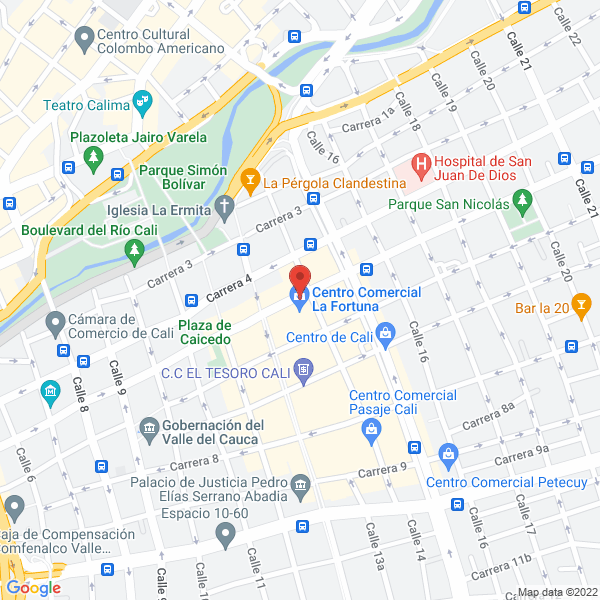 Map of Cafetería Donde Willy