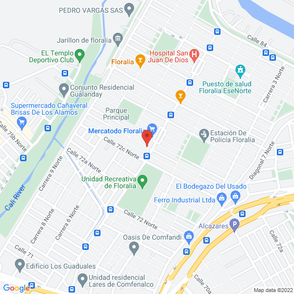 Map of Alimentos La Florida