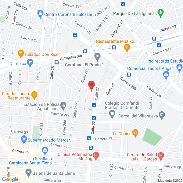 Map of Transporte Logístico Los Cristales S.A.S