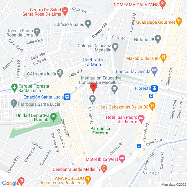 Map of Casa Hogar Mis Abuelos Consentidos