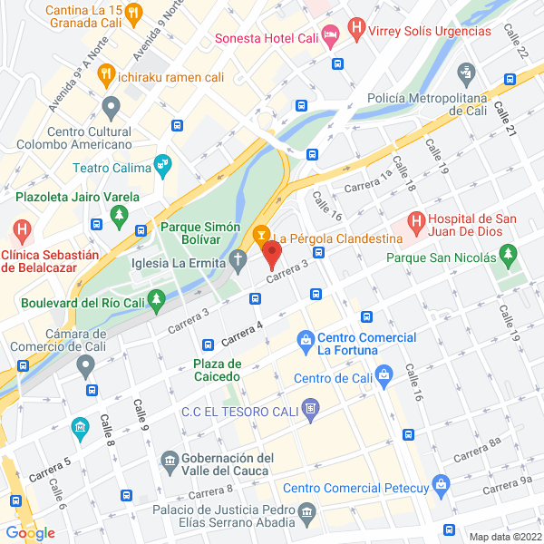 Map of Agrícola Monthi Ltda.