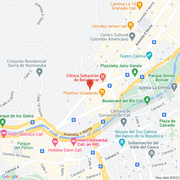 Map of Agroavícola Del Valle S.A.S.