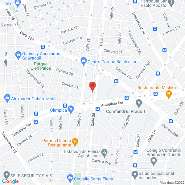 Map of Angeles Club