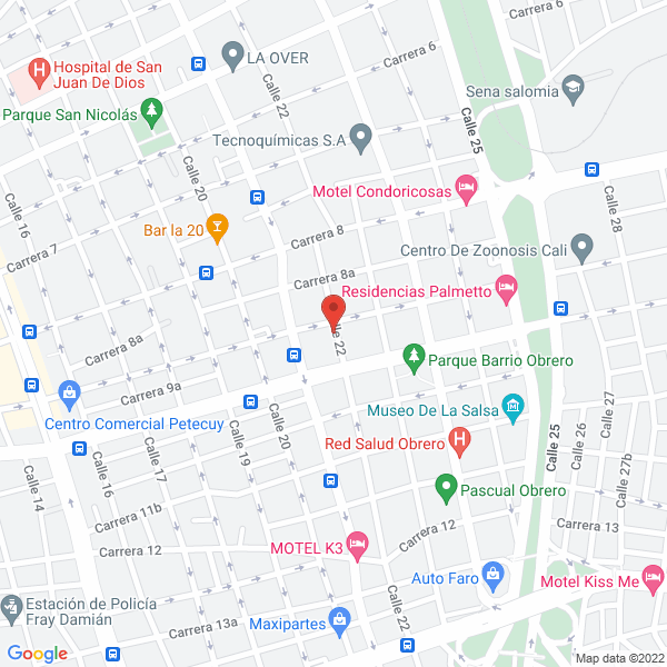 Map of Arte Murillo